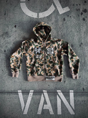 “Weirdo Camo” ACD Zip Up