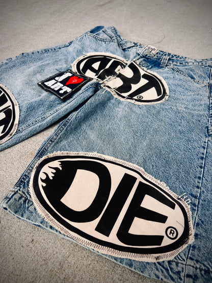 “Art Cant Die” Fan Jorts