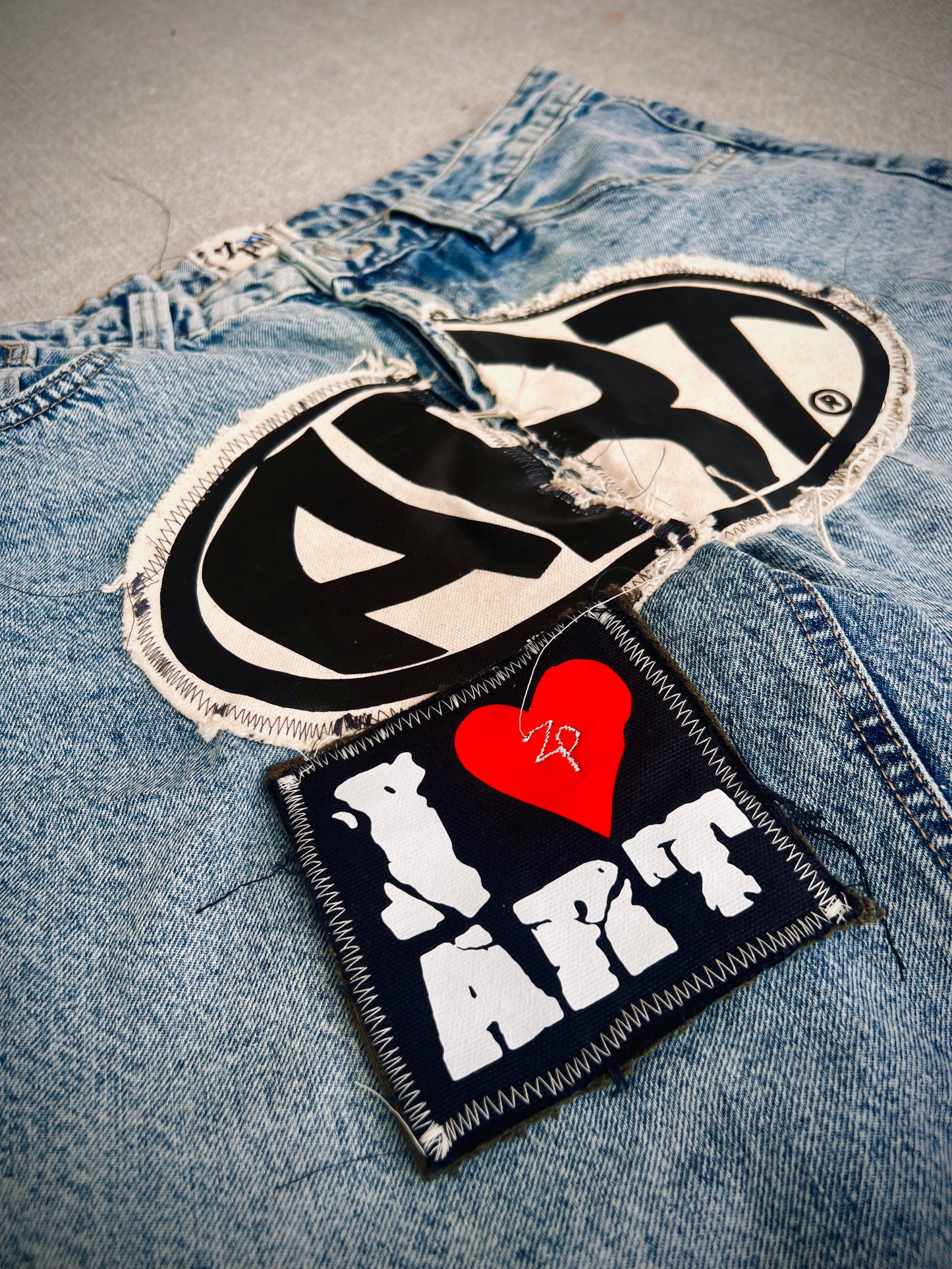 “Art Cant Die” Fan Jorts
