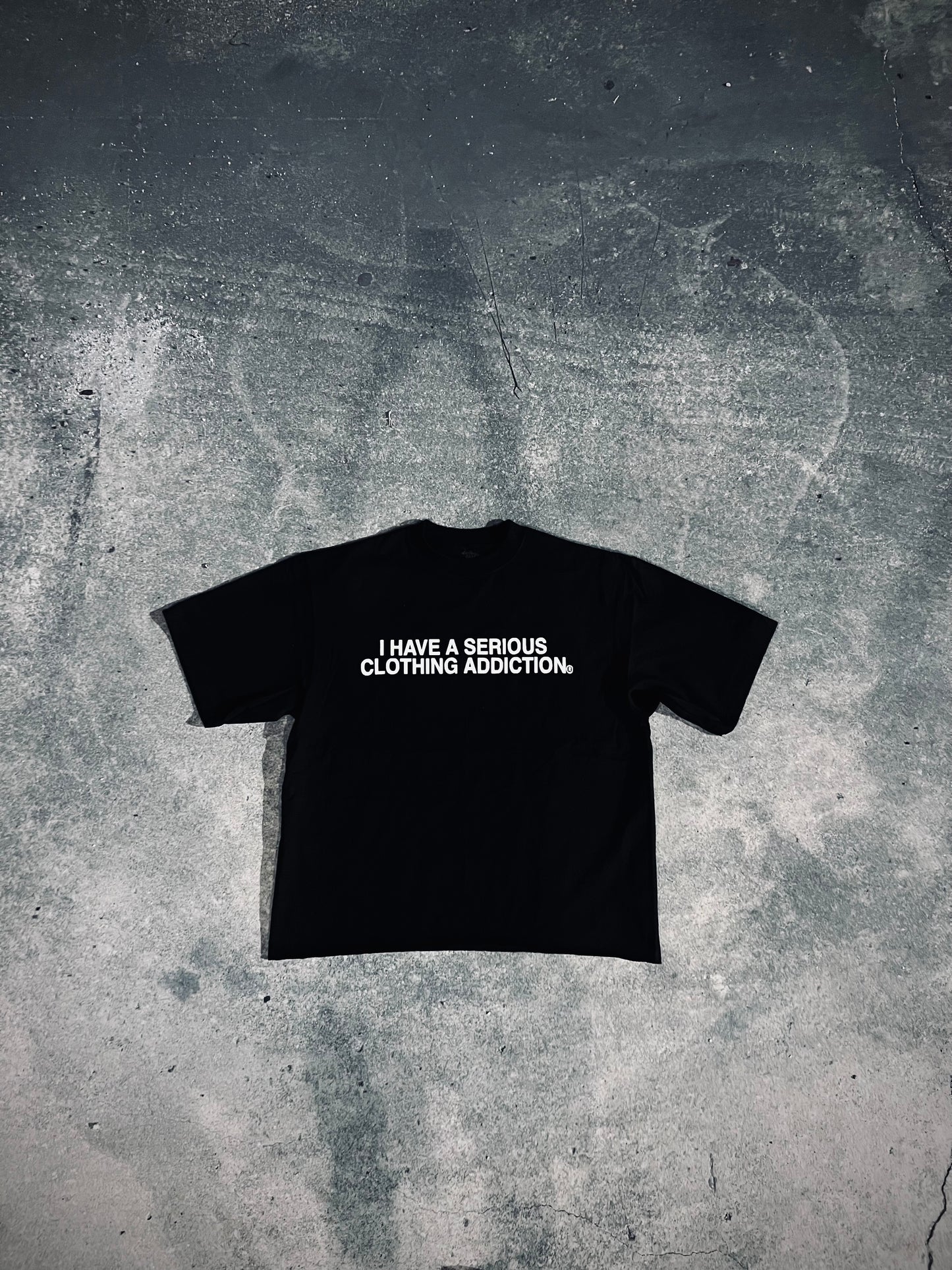 Black “Clothing Addict” Tee