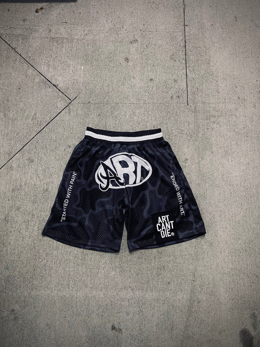 Black “ACD Camo” Shorts