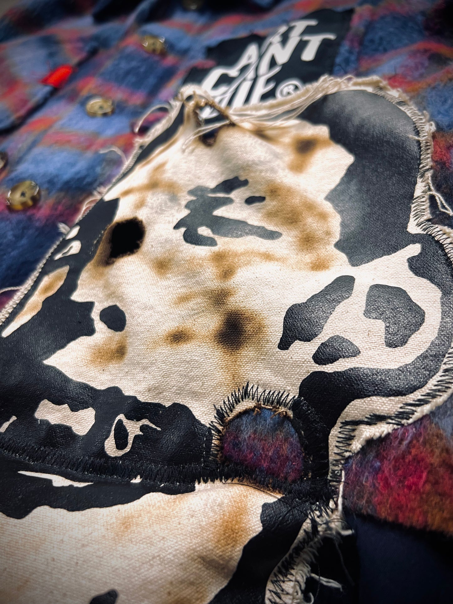 1 of 1“Addictive Burnt Wool” Flannel Jacket