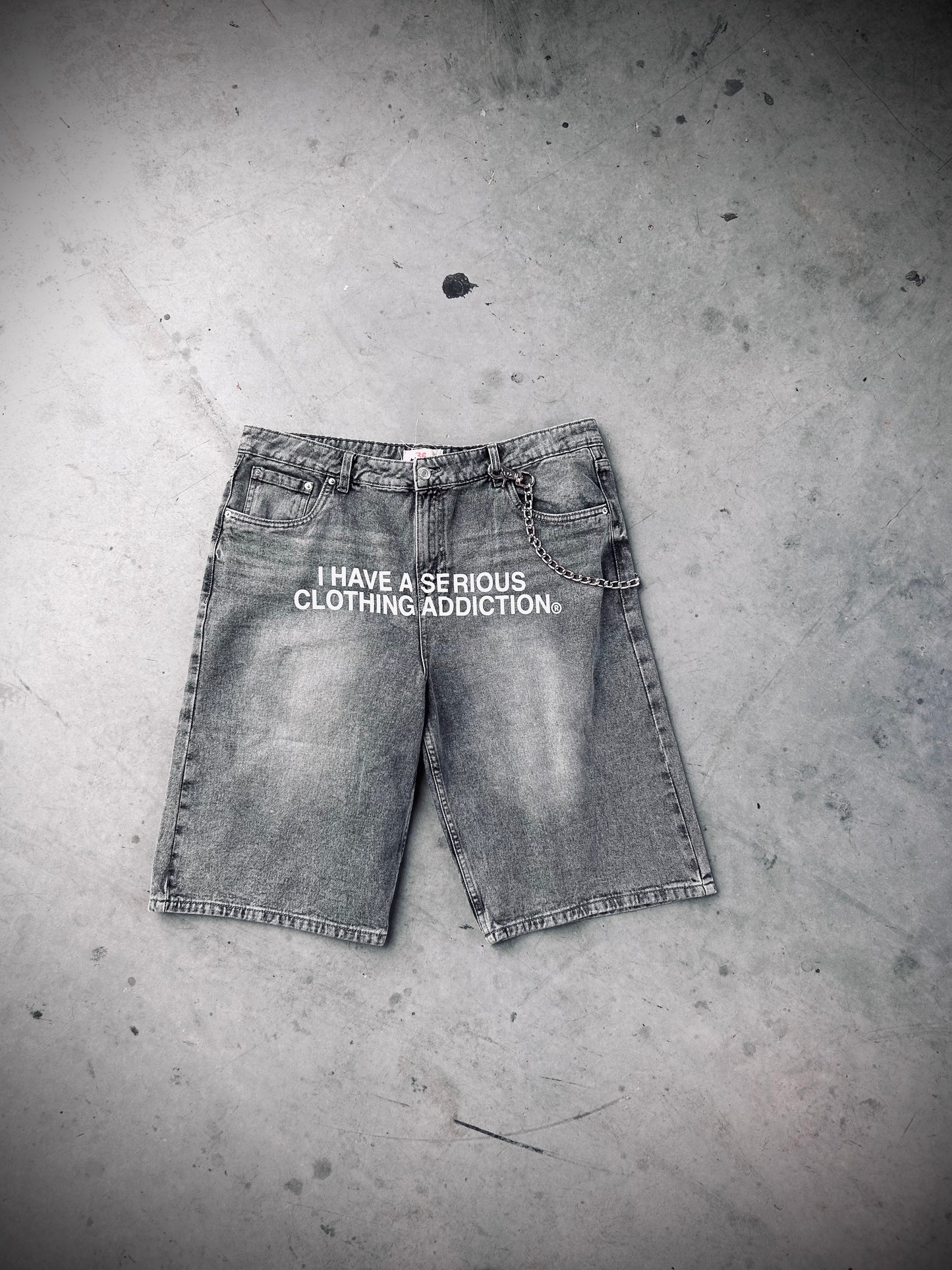 Grey “IHASCA” Jorts