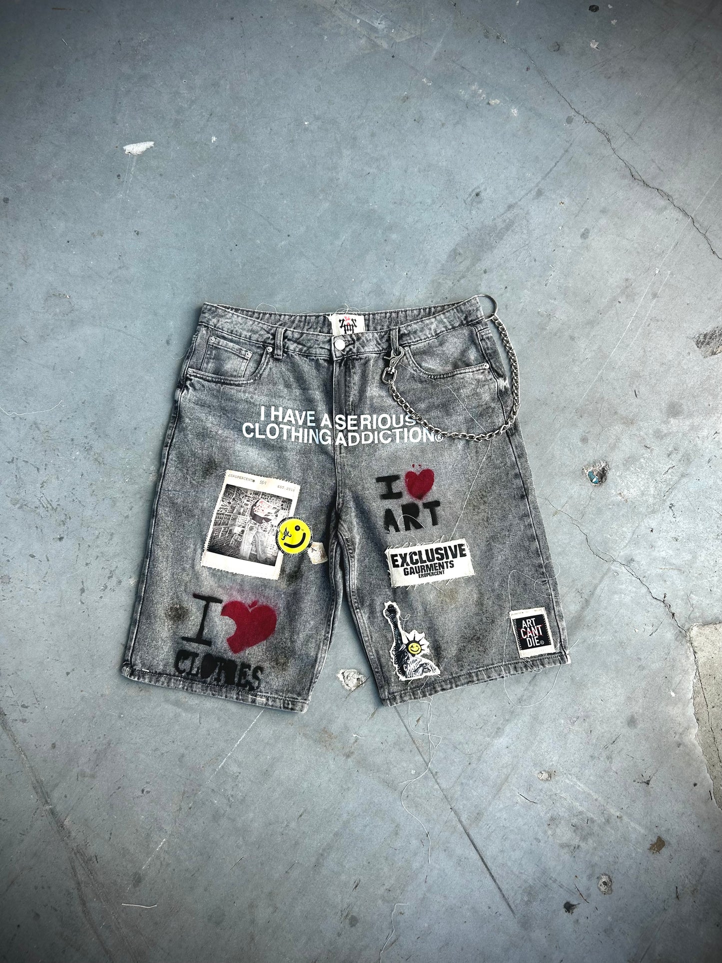 “Delusional Art Fanatic” Jorts