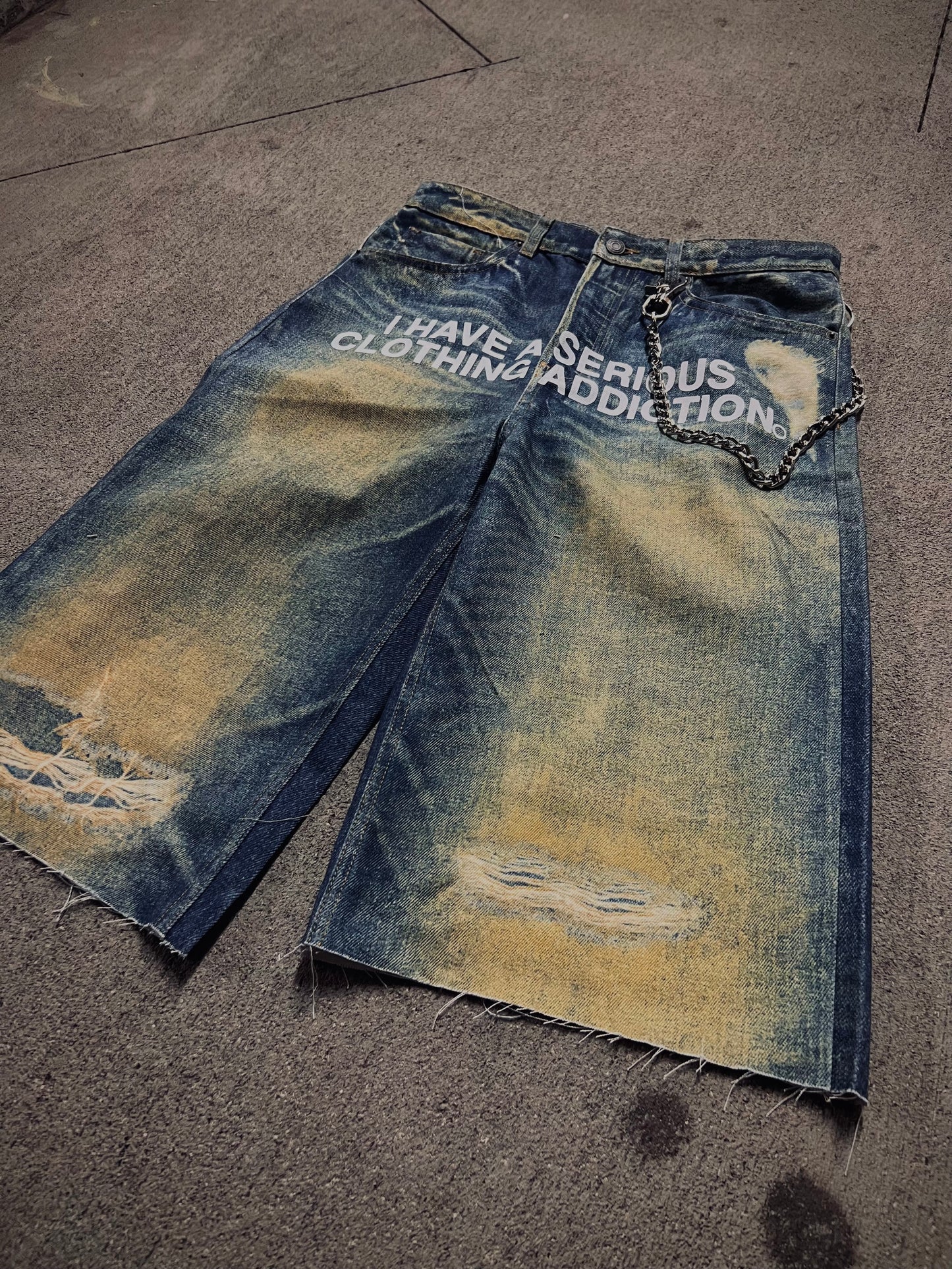 “Dirty IHASCA” Printed Jorts