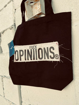 “Art Cant Die” x “Fuck Opinions” Tote